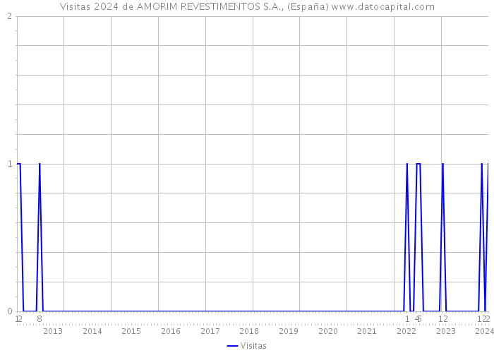 Visitas 2024 de AMORIM REVESTIMENTOS S.A., (España) 