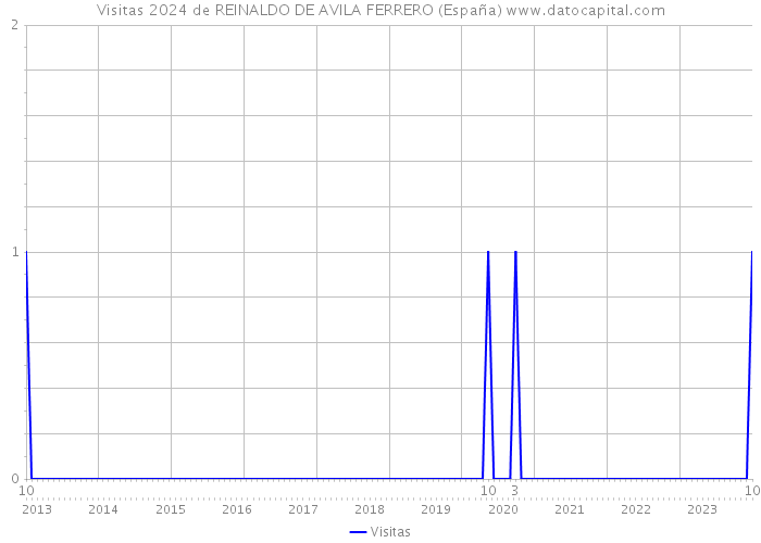 Visitas 2024 de REINALDO DE AVILA FERRERO (España) 