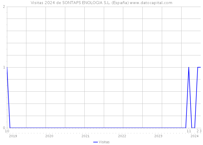 Visitas 2024 de SONTAPS ENOLOGIA S.L. (España) 
