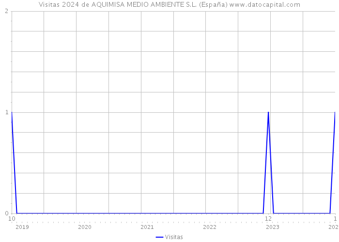 Visitas 2024 de AQUIMISA MEDIO AMBIENTE S.L. (España) 