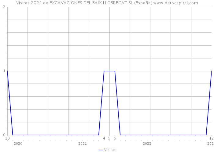 Visitas 2024 de EXCAVACIONES DEL BAIX LLOBREGAT SL (España) 