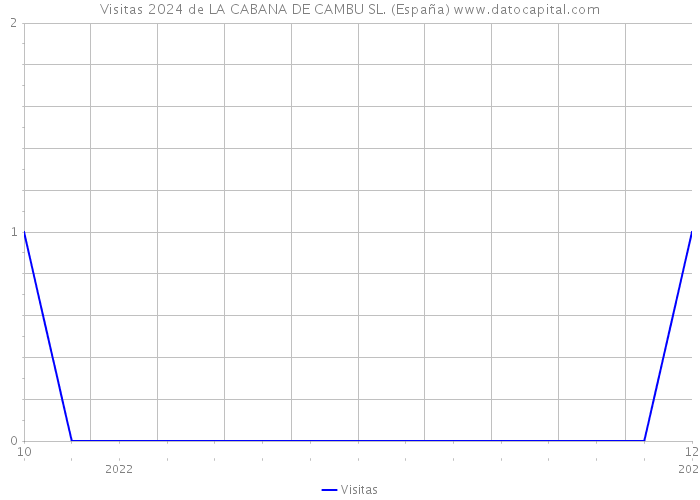 Visitas 2024 de LA CABANA DE CAMBU SL. (España) 