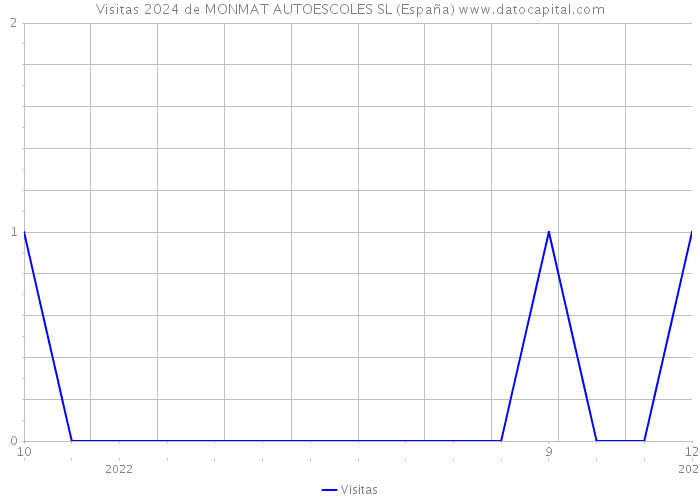 Visitas 2024 de MONMAT AUTOESCOLES SL (España) 