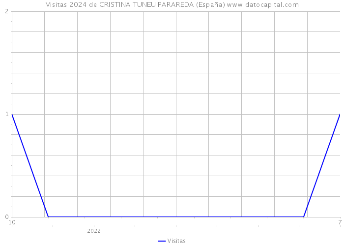 Visitas 2024 de CRISTINA TUNEU PARAREDA (España) 
