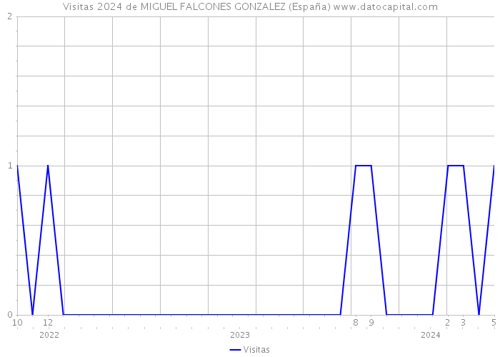 Visitas 2024 de MIGUEL FALCONES GONZALEZ (España) 