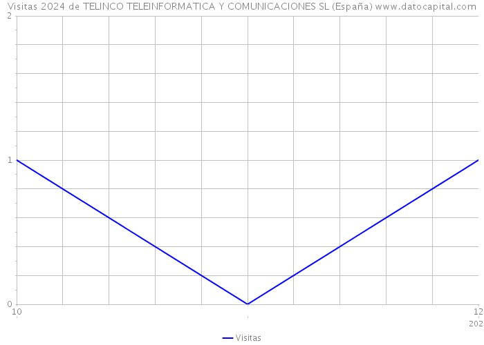 Visitas 2024 de TELINCO TELEINFORMATICA Y COMUNICACIONES SL (España) 