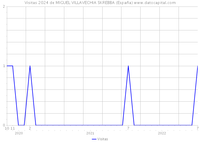 Visitas 2024 de MIGUEL VILLAVECHIA SKREBBA (España) 