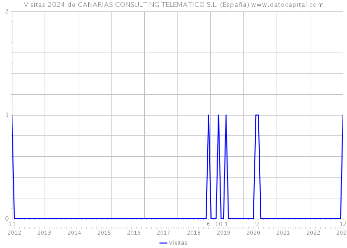 Visitas 2024 de CANARIAS CONSULTING TELEMATICO S.L. (España) 