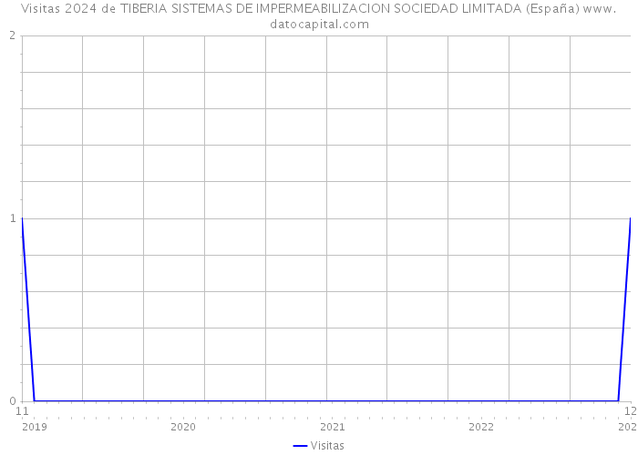 Visitas 2024 de TIBERIA SISTEMAS DE IMPERMEABILIZACION SOCIEDAD LIMITADA (España) 