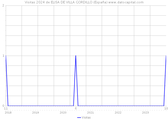 Visitas 2024 de ELISA DE VILLA GORDILLO (España) 