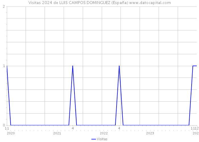 Visitas 2024 de LUIS CAMPOS DOMINGUEZ (España) 