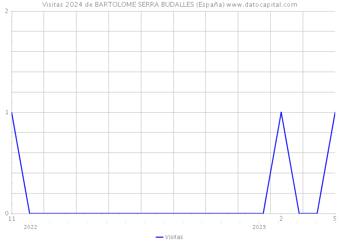 Visitas 2024 de BARTOLOME SERRA BUDALLES (España) 
