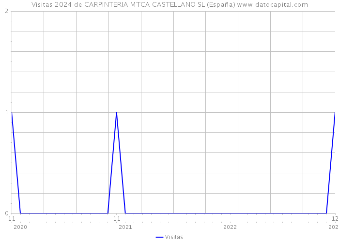 Visitas 2024 de CARPINTERIA MTCA CASTELLANO SL (España) 