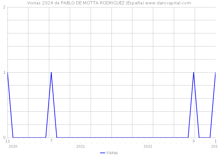 Visitas 2024 de PABLO DE MOTTA RODRIGUEZ (España) 