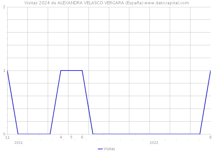 Visitas 2024 de ALEXANDRA VELASCO VERGARA (España) 
