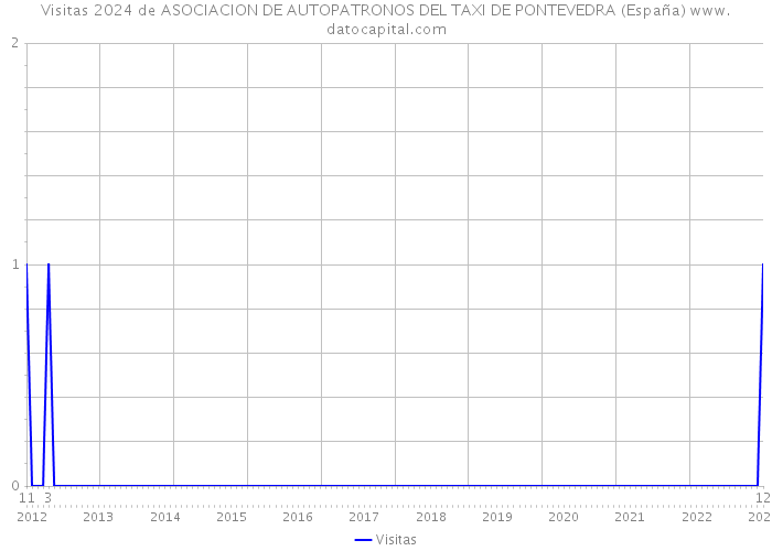 Visitas 2024 de ASOCIACION DE AUTOPATRONOS DEL TAXI DE PONTEVEDRA (España) 