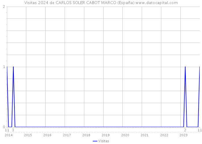 Visitas 2024 de CARLOS SOLER CABOT MARCO (España) 