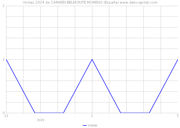 Visitas 2024 de CARMEN BELMONTE MORENO (España) 