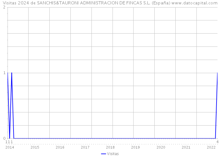 Visitas 2024 de SANCHIS&TAURONI ADMINISTRACION DE FINCAS S.L. (España) 