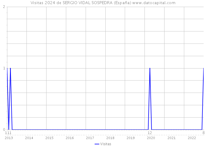 Visitas 2024 de SERGIO VIDAL SOSPEDRA (España) 