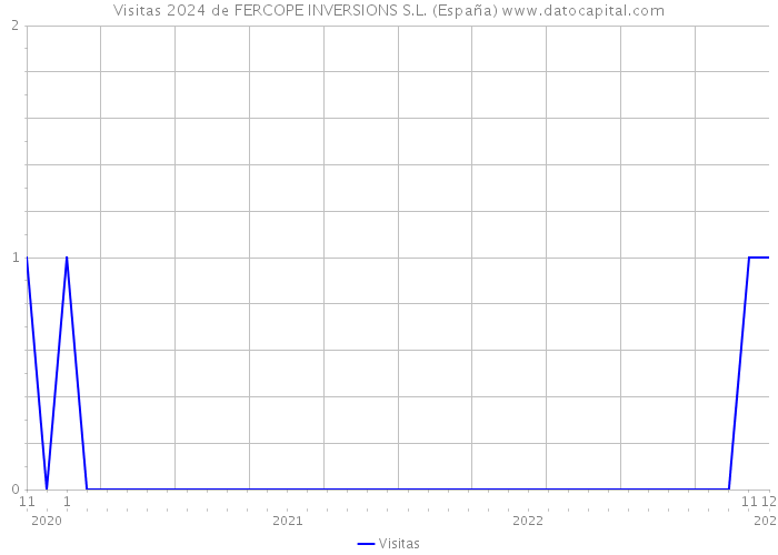 Visitas 2024 de FERCOPE INVERSIONS S.L. (España) 