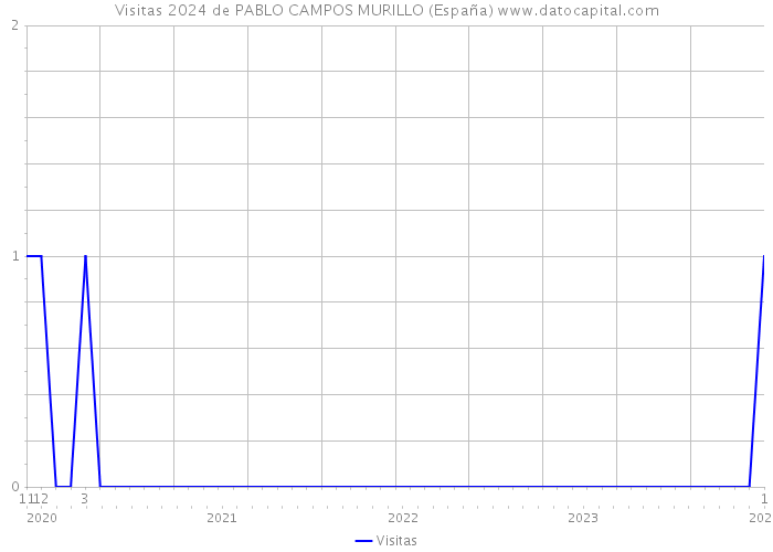Visitas 2024 de PABLO CAMPOS MURILLO (España) 