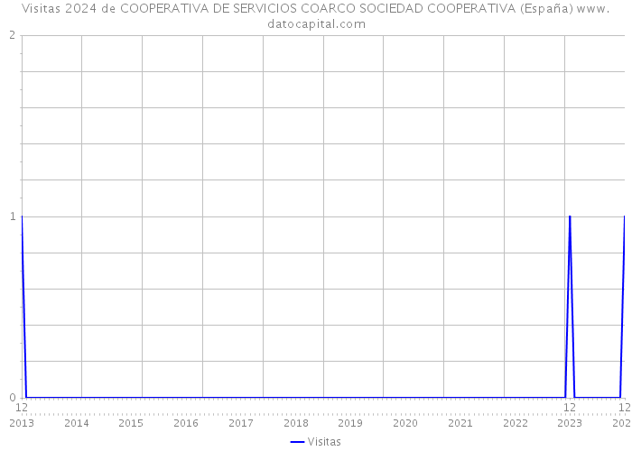 Visitas 2024 de COOPERATIVA DE SERVICIOS COARCO SOCIEDAD COOPERATIVA (España) 