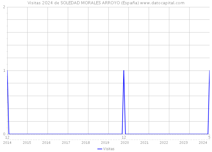 Visitas 2024 de SOLEDAD MORALES ARROYO (España) 