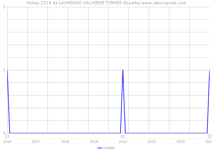 Visitas 2024 de LAUREANO VALVERDE TORRES (España) 