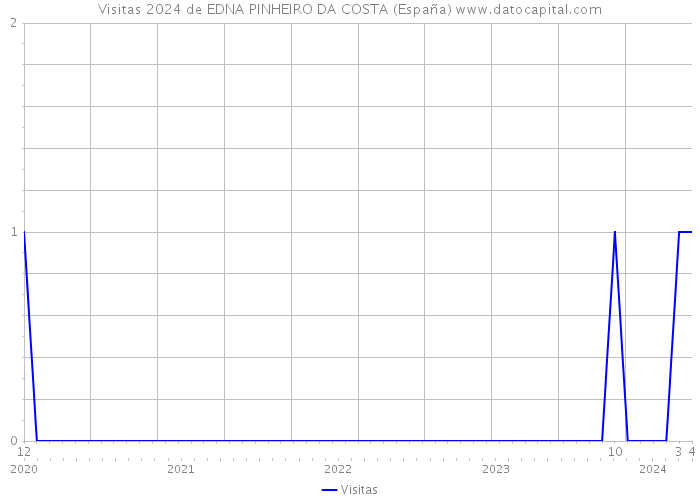 Visitas 2024 de EDNA PINHEIRO DA COSTA (España) 