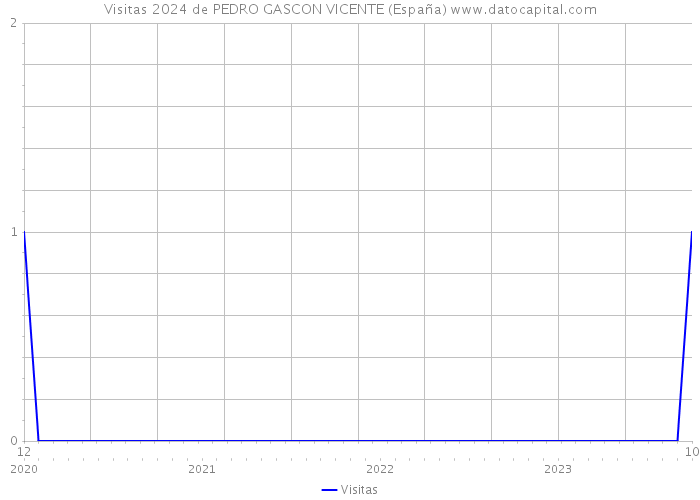 Visitas 2024 de PEDRO GASCON VICENTE (España) 