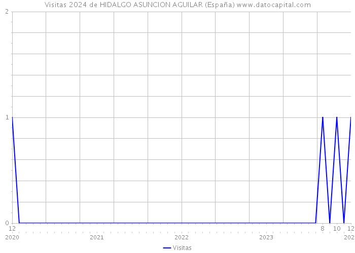 Visitas 2024 de HIDALGO ASUNCION AGUILAR (España) 