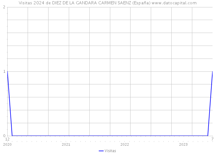 Visitas 2024 de DIEZ DE LA GANDARA CARMEN SAENZ (España) 
