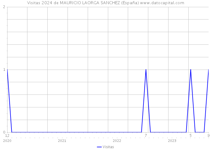Visitas 2024 de MAURICIO LAORGA SANCHEZ (España) 