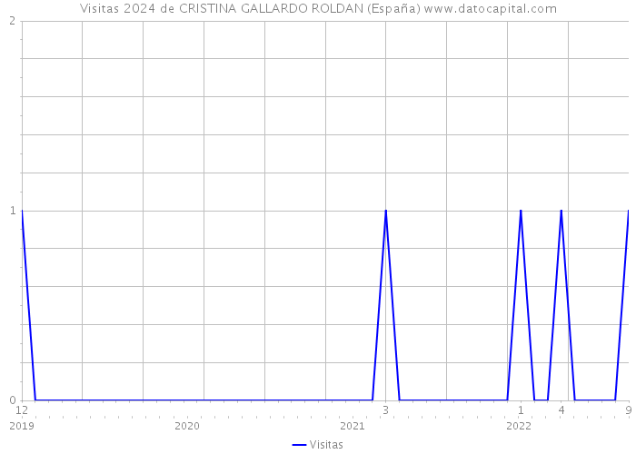 Visitas 2024 de CRISTINA GALLARDO ROLDAN (España) 