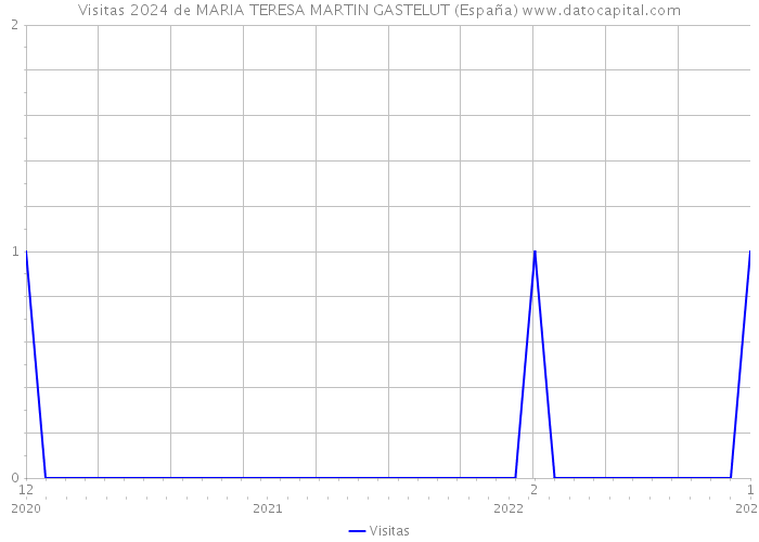 Visitas 2024 de MARIA TERESA MARTIN GASTELUT (España) 