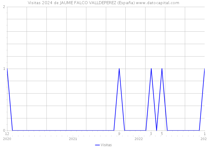 Visitas 2024 de JAUME FALCO VALLDEPEREZ (España) 