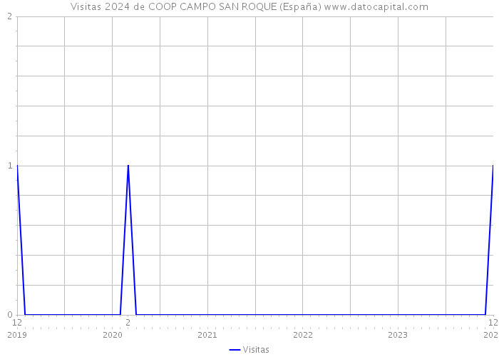 Visitas 2024 de COOP CAMPO SAN ROQUE (España) 