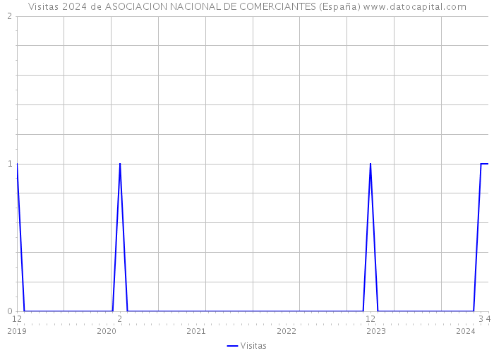 Visitas 2024 de ASOCIACION NACIONAL DE COMERCIANTES (España) 