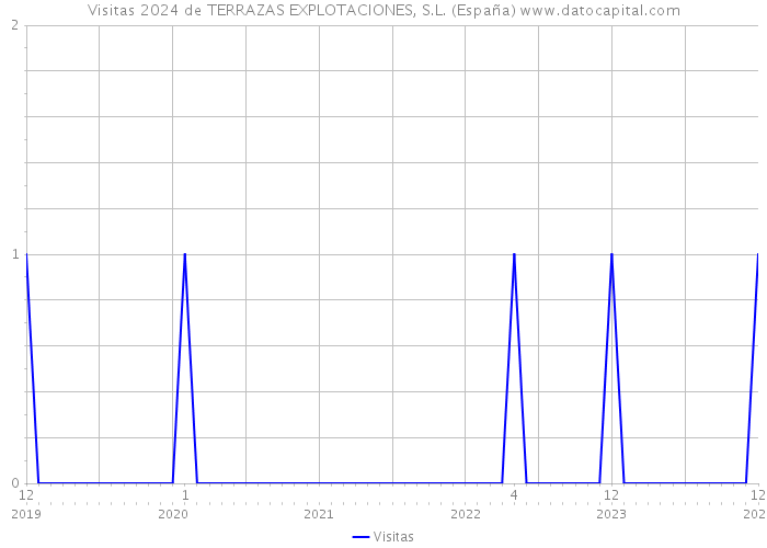 Visitas 2024 de TERRAZAS EXPLOTACIONES, S.L. (España) 