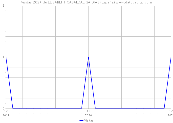 Visitas 2024 de ELISABEHT CASALDALIGA DIAZ (España) 