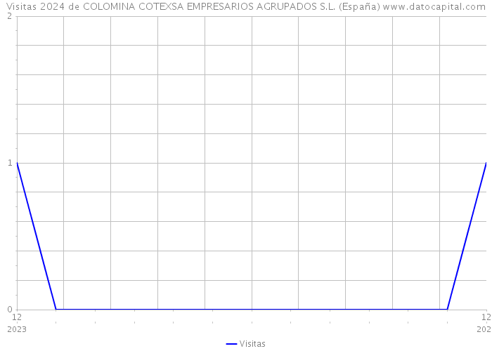 Visitas 2024 de COLOMINA COTEXSA EMPRESARIOS AGRUPADOS S.L. (España) 