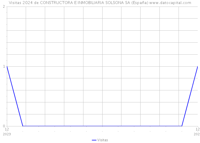Visitas 2024 de CONSTRUCTORA E INMOBILIARIA SOLSONA SA (España) 