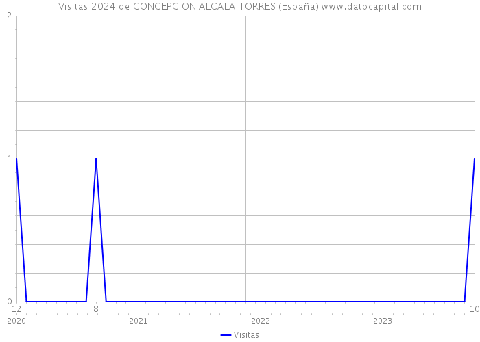 Visitas 2024 de CONCEPCION ALCALA TORRES (España) 