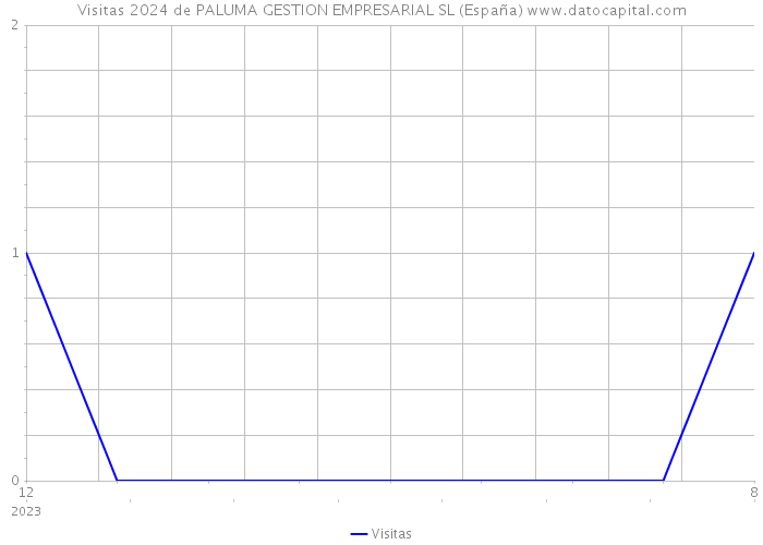 Visitas 2024 de PALUMA GESTION EMPRESARIAL SL (España) 