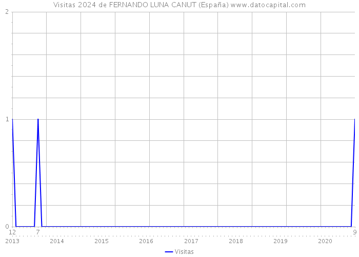 Visitas 2024 de FERNANDO LUNA CANUT (España) 