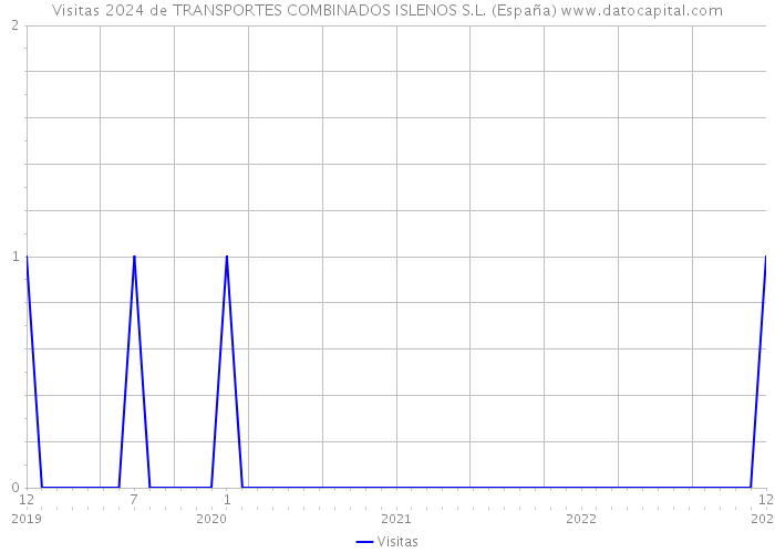 Visitas 2024 de TRANSPORTES COMBINADOS ISLENOS S.L. (España) 