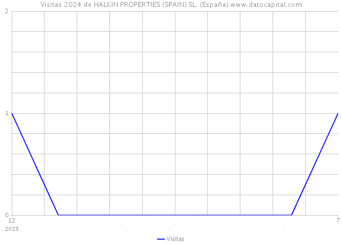Visitas 2024 de HALKIN PROPERTIES (SPAIN) SL. (España) 