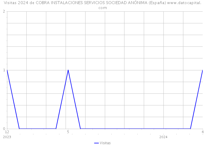 Visitas 2024 de COBRA INSTALACIONES SERVICIOS SOCIEDAD ANÓNIMA (España) 