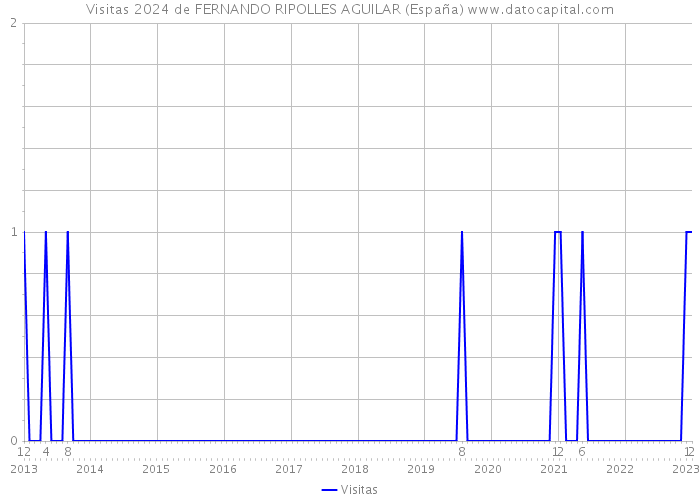 Visitas 2024 de FERNANDO RIPOLLES AGUILAR (España) 